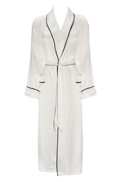 Изображение товара "ROBE DE CHAMBRE шелковый халат GINGERLILY (ivory) от GINGERLILY"